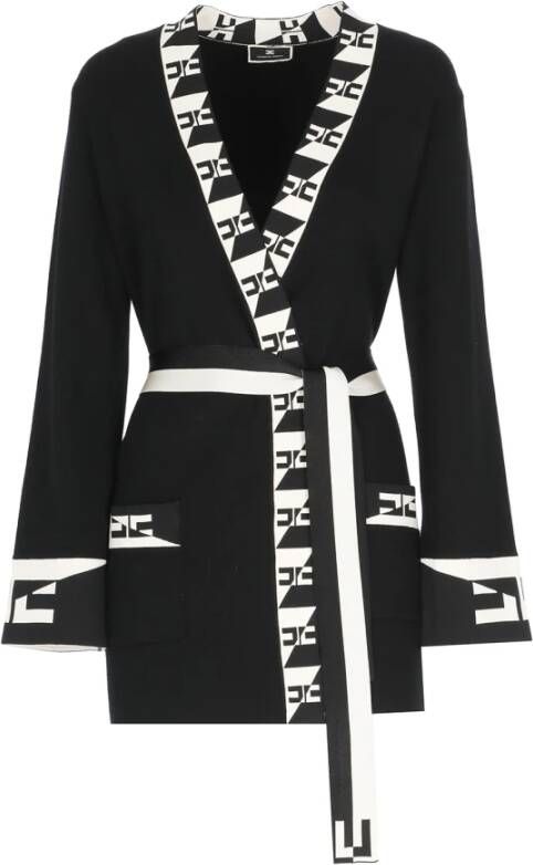 Elisabetta Franchi Kimono's Zwart Dames