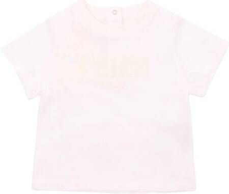 Fendi kids T shirts en polos Fendi, Wit, Heren