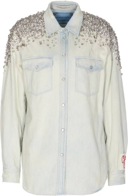 Golden Goose Denim blouses Blauw Dames