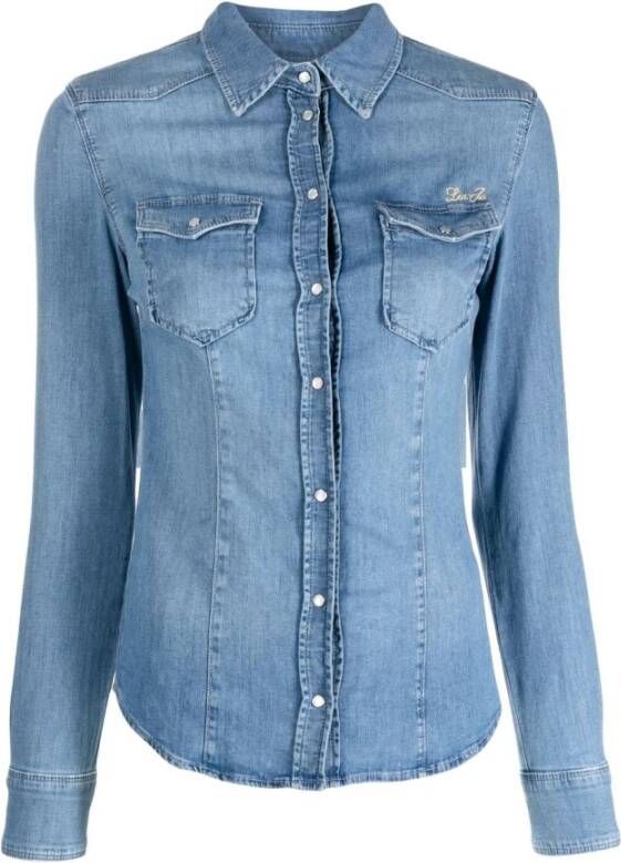 Liu Jo Longsleeve shirts Blauw Dames