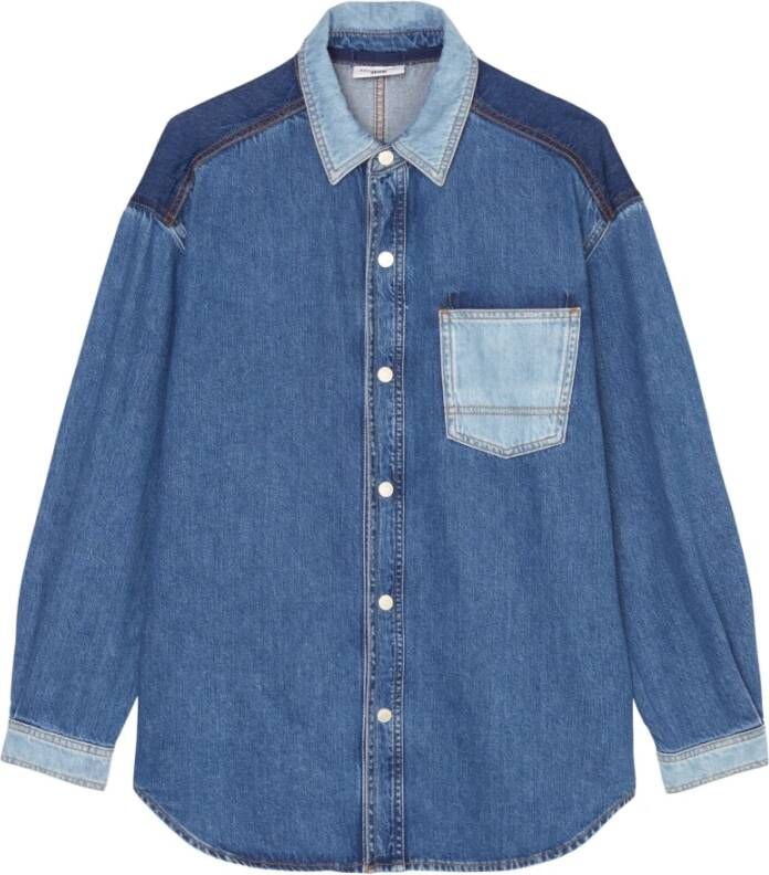 Marc O'Polo Denim blouses Blauw Dames