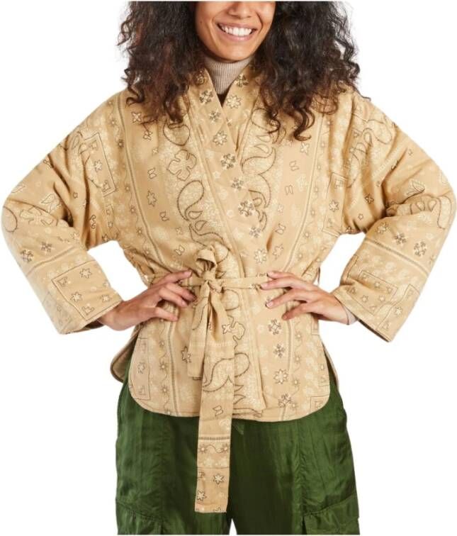 Mes Demoiselles Arizona kimono jas , Beige, Dames