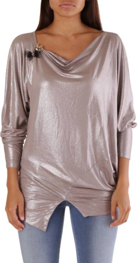 MET Blouses Beige Dames