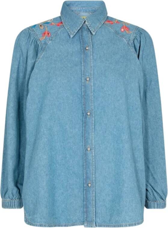 MOS MOSH Denim blouses Blauw Dames