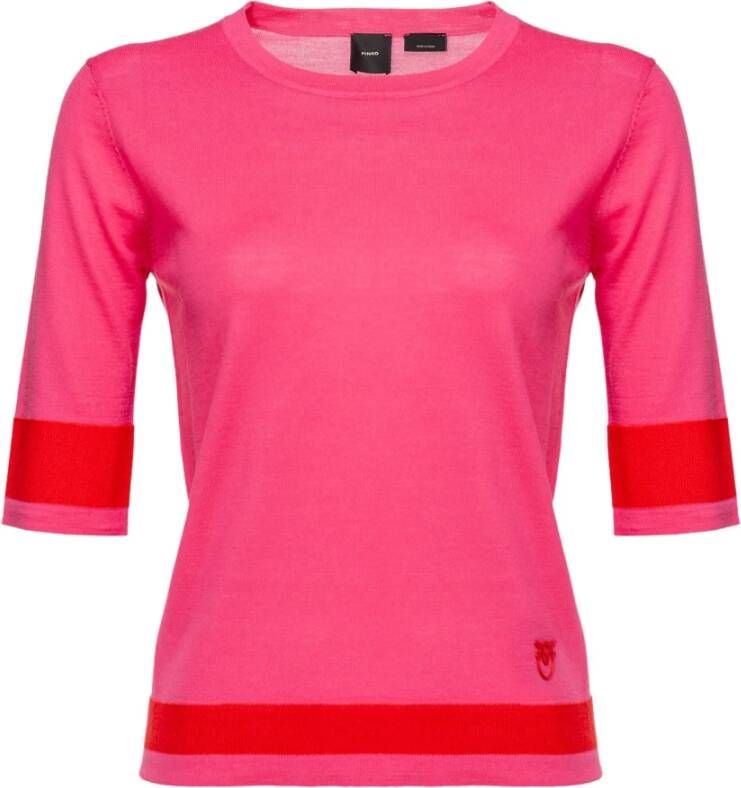 pinko Ultrafijne wollen trui , Roze, Dames