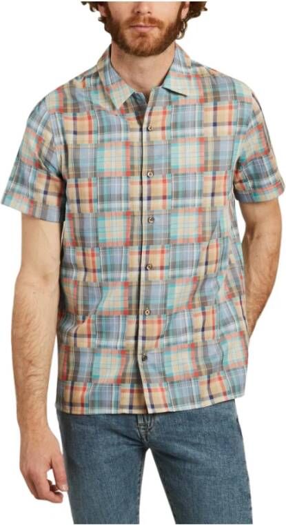 PS By Paul Smith Korte mouwen Overhemden Blauw Heren