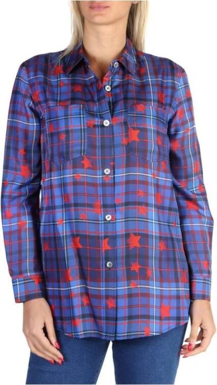 Tommy Hilfiger Longsleeve shirts Blauw Dames