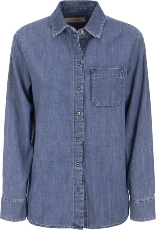 Weekend Denim blouses Blauw Dames