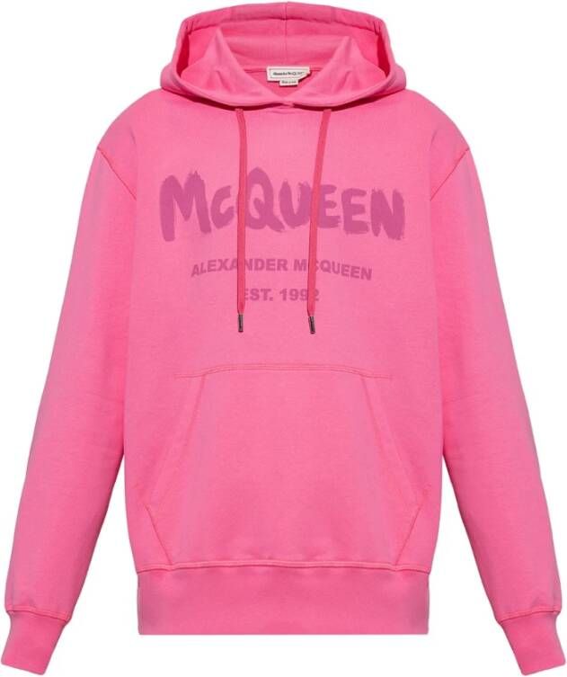 alexander mcqueen Hoodies & sweatvesten Roze Heren