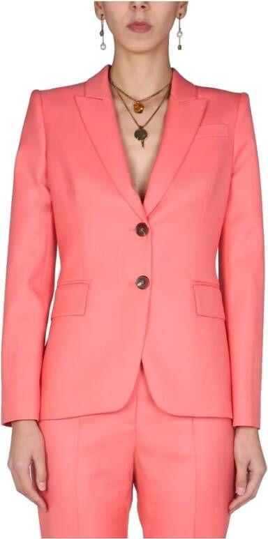 alexander mcqueen Jas met twee knoppen , Roze, Dames