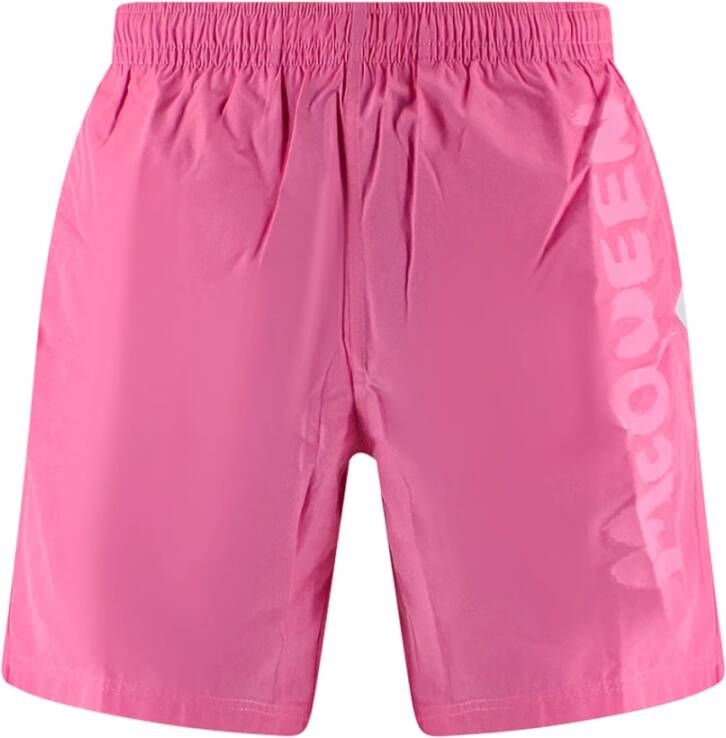 alexander mcqueen Men Clothing Swimwear Pink Ss23 , Roze, Heren