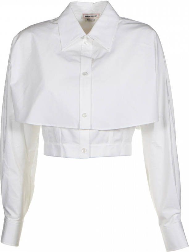 alexander mcqueen Women Clothing Shirts 706721 , Wit, Dames