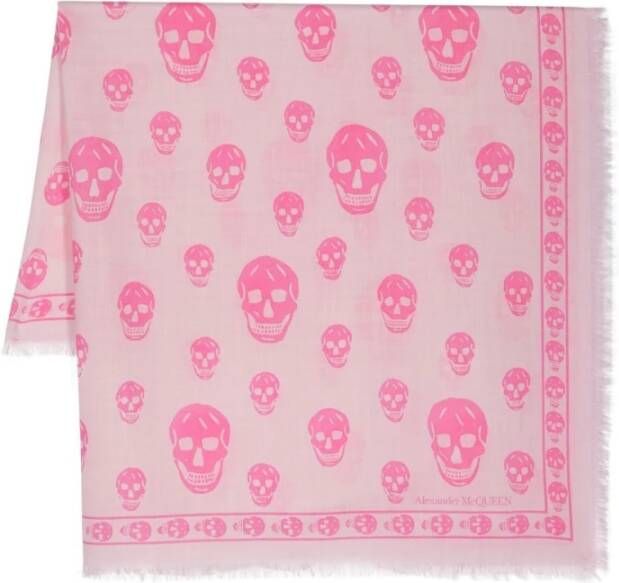 alexander mcqueen sjaals roze , Roze, Dames