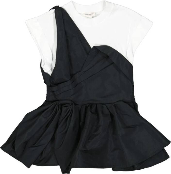 alexander mcqueen T shirts en Polos White , Wit, Dames