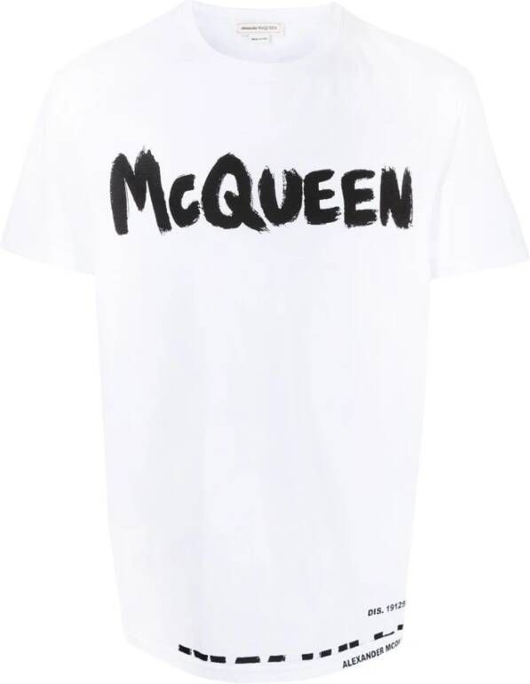 alexander mcqueen T shirts en Polos White , Wit, Heren