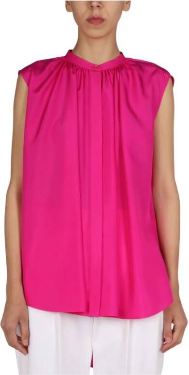 alexander mcqueen Zijden Blouse , Roze, Dames