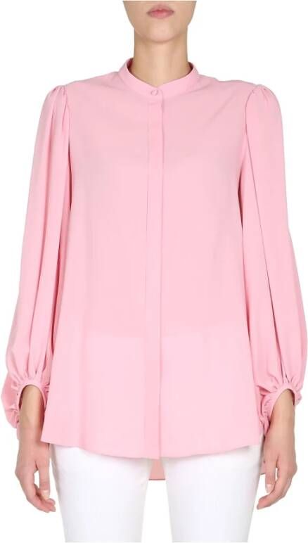 alexander mcqueen Zijden hemd , Roze, Dames