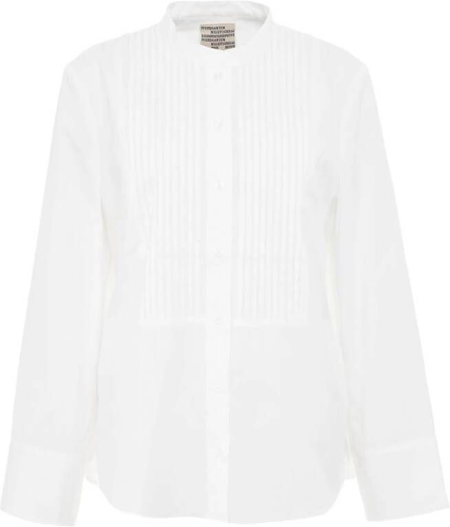 BAUM UND PFERDGARTEN Women Clothing Shirts White Ss23 , Wit, Dames