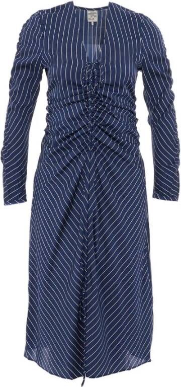 BAUM UND PFERDGARTEN Women& Clothing Dress Blue Ss23 , Blauw, Dames