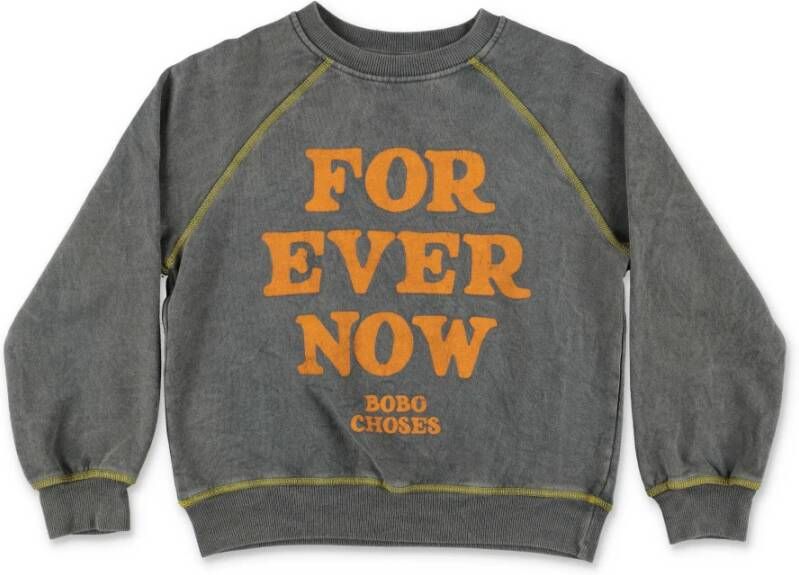 Bobo Choses Sweatshirts , Grijs, Unisex