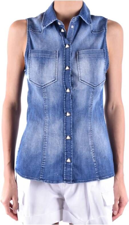 Dondup Denim blouses Blauw Dames