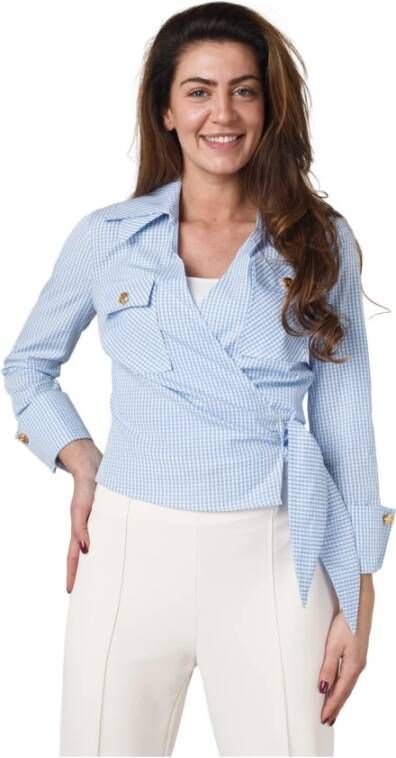 Elisabetta Franchi Shirt , Blauw, Dames