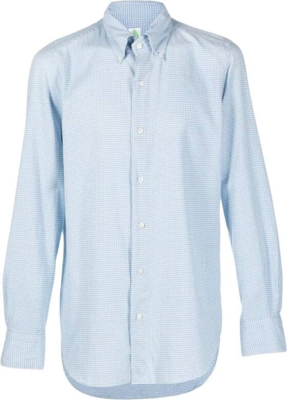 Finamore Blouses & Shirts , Blauw, Heren