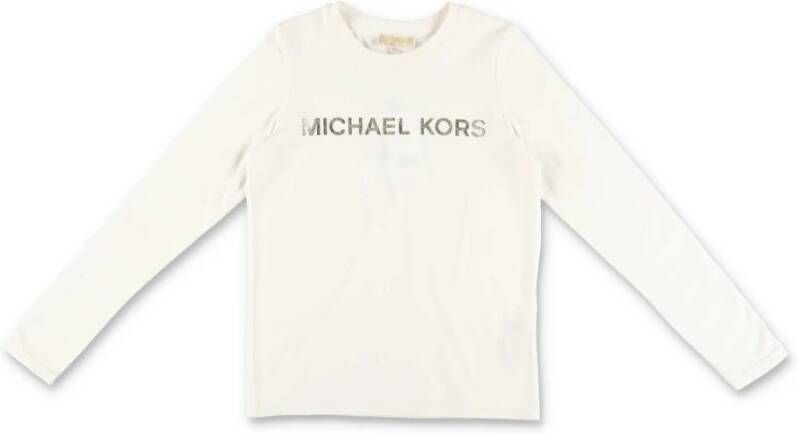 Michael Kors Witte katoenen trui t shirt , Wit, Dames