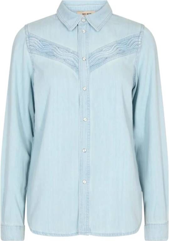 MOS MOSH Denim blouses Blauw Dames
