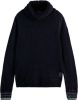 Scotch & Soda Pullover wool blend twisted collar pull 169261/0004 online kopen