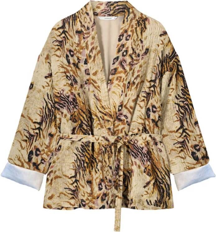 Summum Woman Kimono , Bruin, Dames