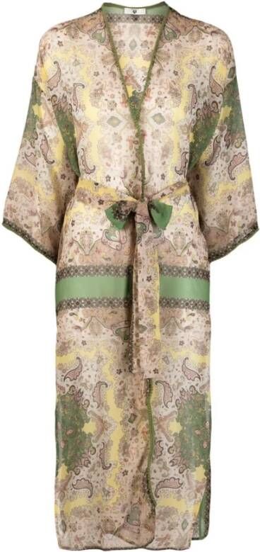 Twinset Kimono , Groen, Dames