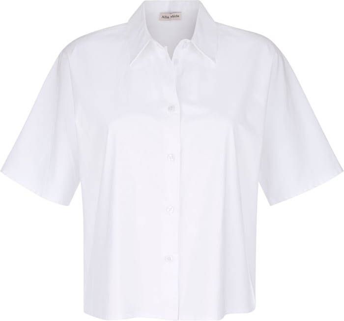 alba moda Blouse in boxy model Wit