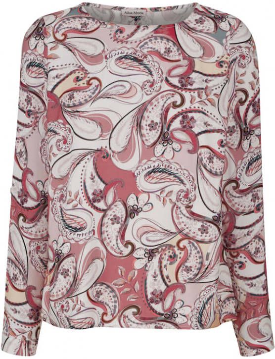 alba moda Blouse met split Berry/Multicolor