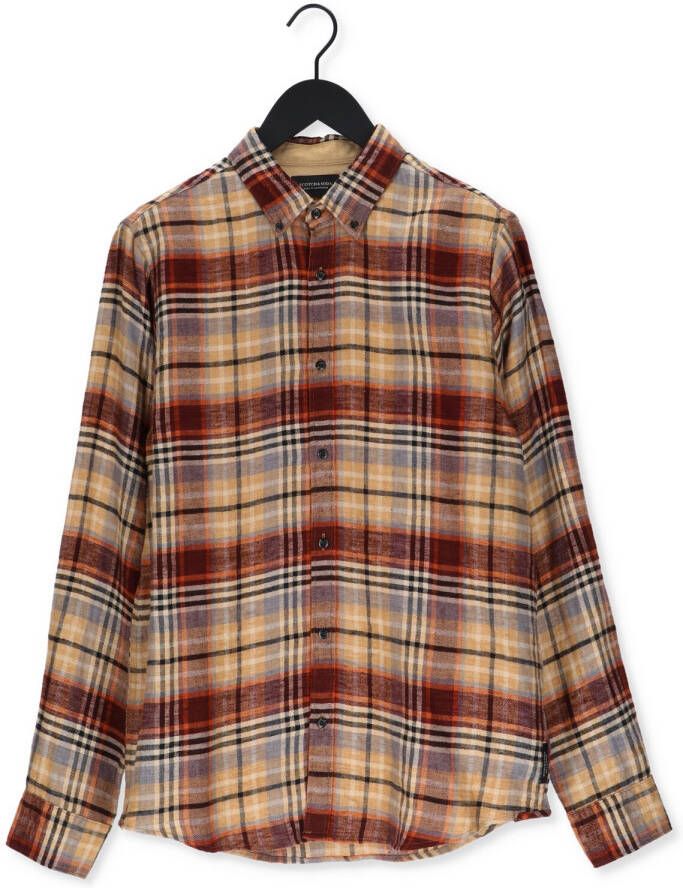 Scotch & Soda Multi Casual Overhemd 163337 Checked Twill Shirt