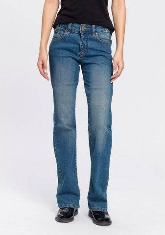 Arizona Bootcut jeans Svenja band met opzij elastische inzet High Waist