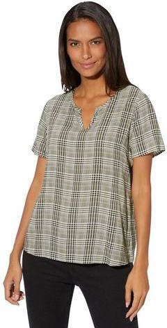 Casual Looks Geruite blouse