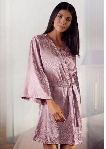 Lascana Kimono met luipaardmotief