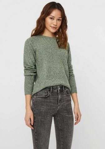 Vero Moda Doffy longsleeve O Neck Blouse , Groen, Dames