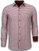 Overhemd Lange Mouw Tony Backer Italiaanse Overhemden Slim Fit Garment Pattern - online kopen