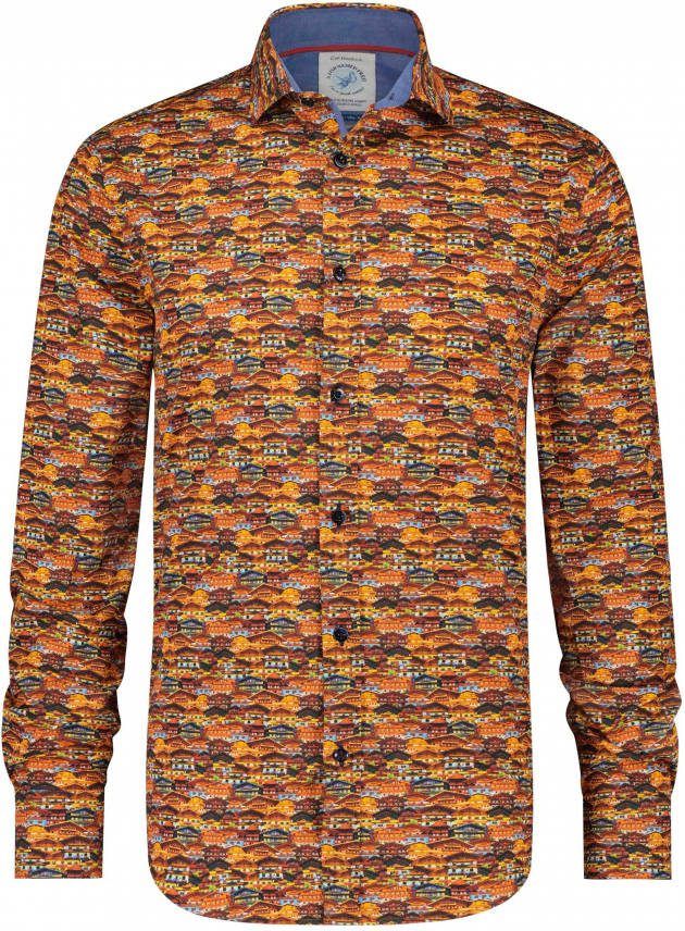 a fish named fred Shirt 25.02.048 206 , Bruin, Heren