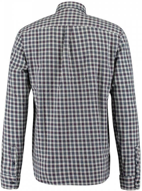 America Today geruit regular fit overhemd white/blue