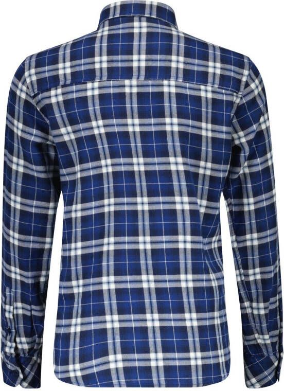 America Today Jongens Overhemd Ruit Hector Jr Blauw