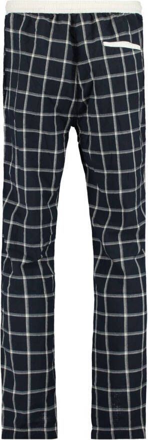 America Today geruite pyjamabroek Lake donkerblauw/wit