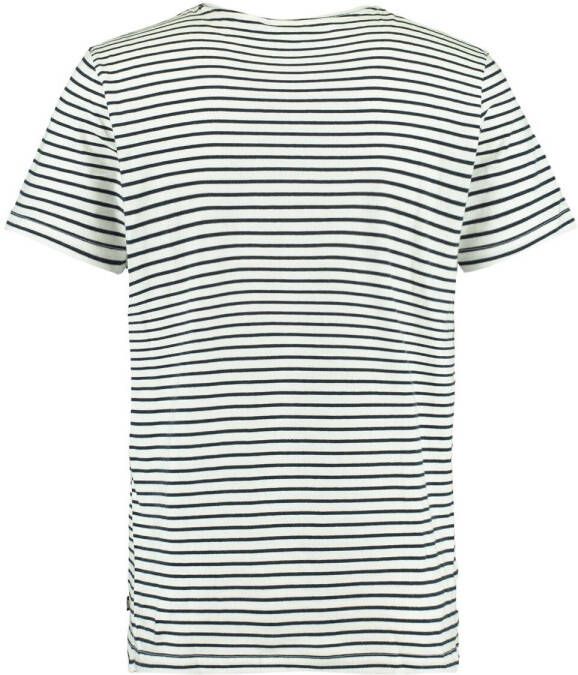 America Today gemêleerd T-shirt white/navy