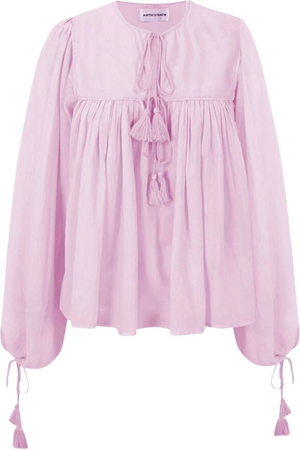 Antik batik Blouses Paars Dames