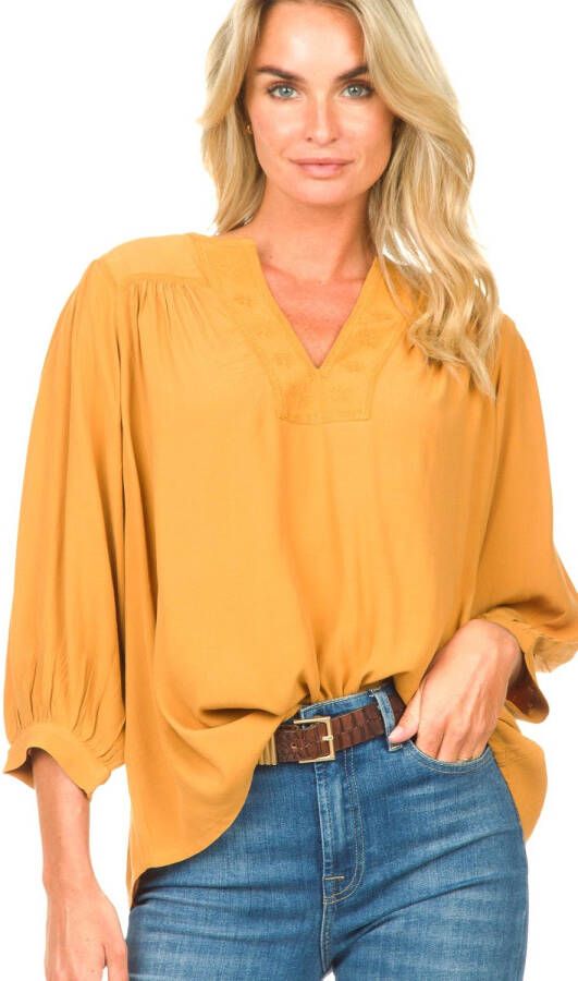 BA&SH Tidris Blouse , Bruin, Dames