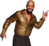 Feestbazaar Disco Party Blouse Shiny Goud