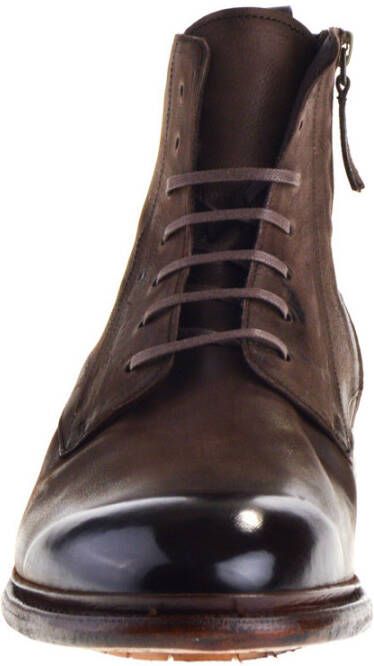 Corneliani overhemd bruin ruit