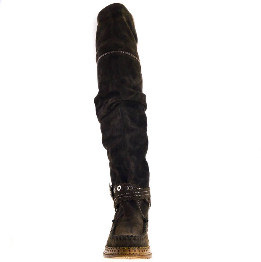 El Vaquero Dames sleehaklaarzen taupe